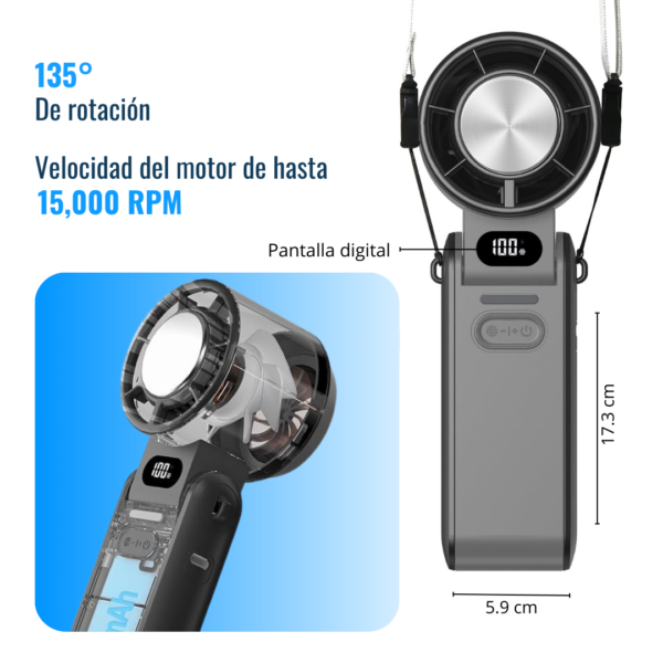 Ventilador portatil - Imagen 3